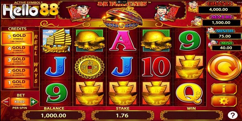 Slot game online tạo nên những phòng cược bắt mắt